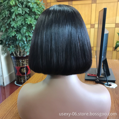 Cheap Frontal Wig Vendors Wholesale Virgin Brazilian Hair Short 13x4 T Part Lace Front Bob Wigs Human Hair Lace Frontal Wig
